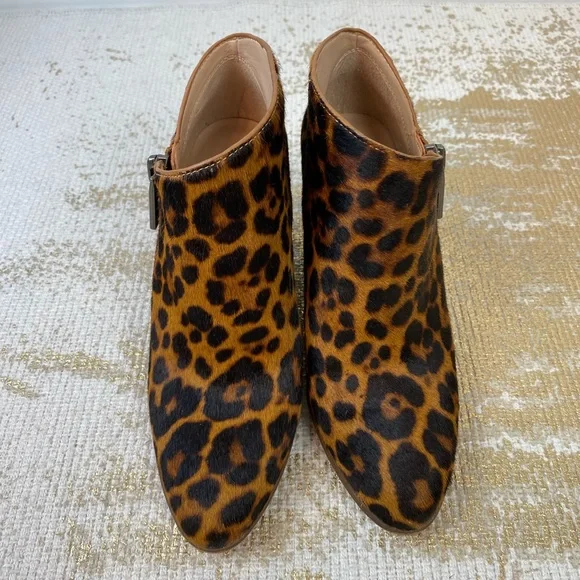 1. STATE Leopard ‘Kaleb’ Calf Hair Wedge Booties | Size 6.5 - Picture 6 of 15